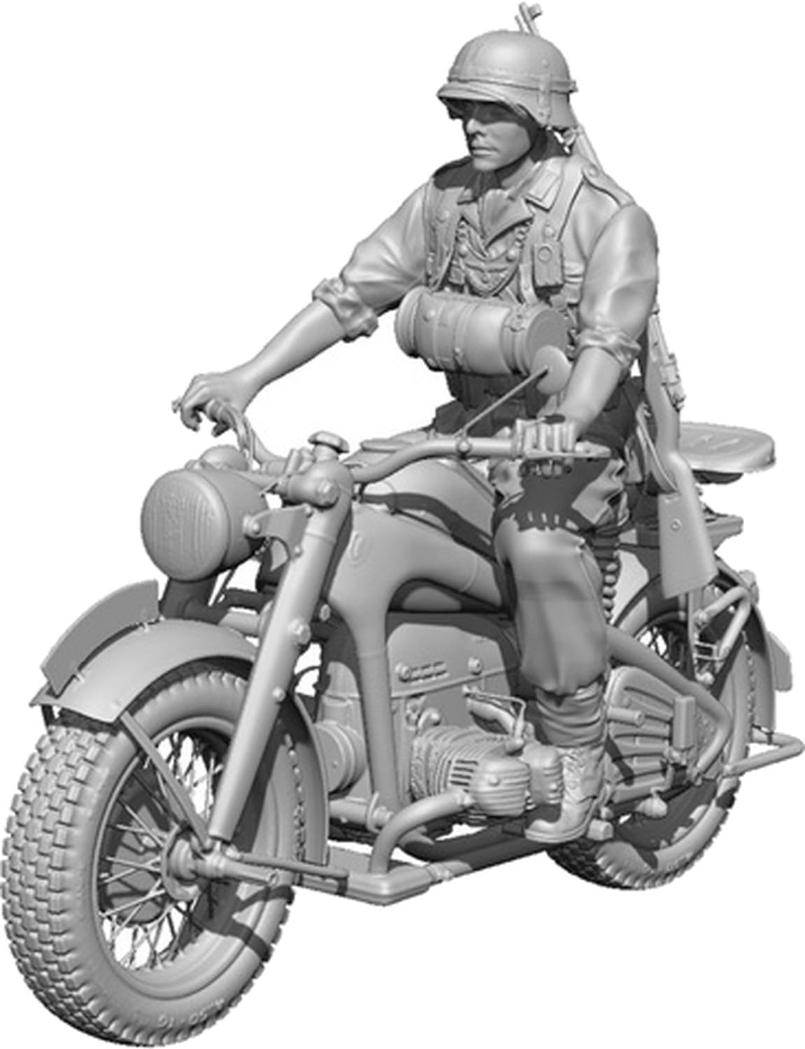 Amazon | ソルモデル 1/35 WWII ドイツ KS750軍用オートバイ